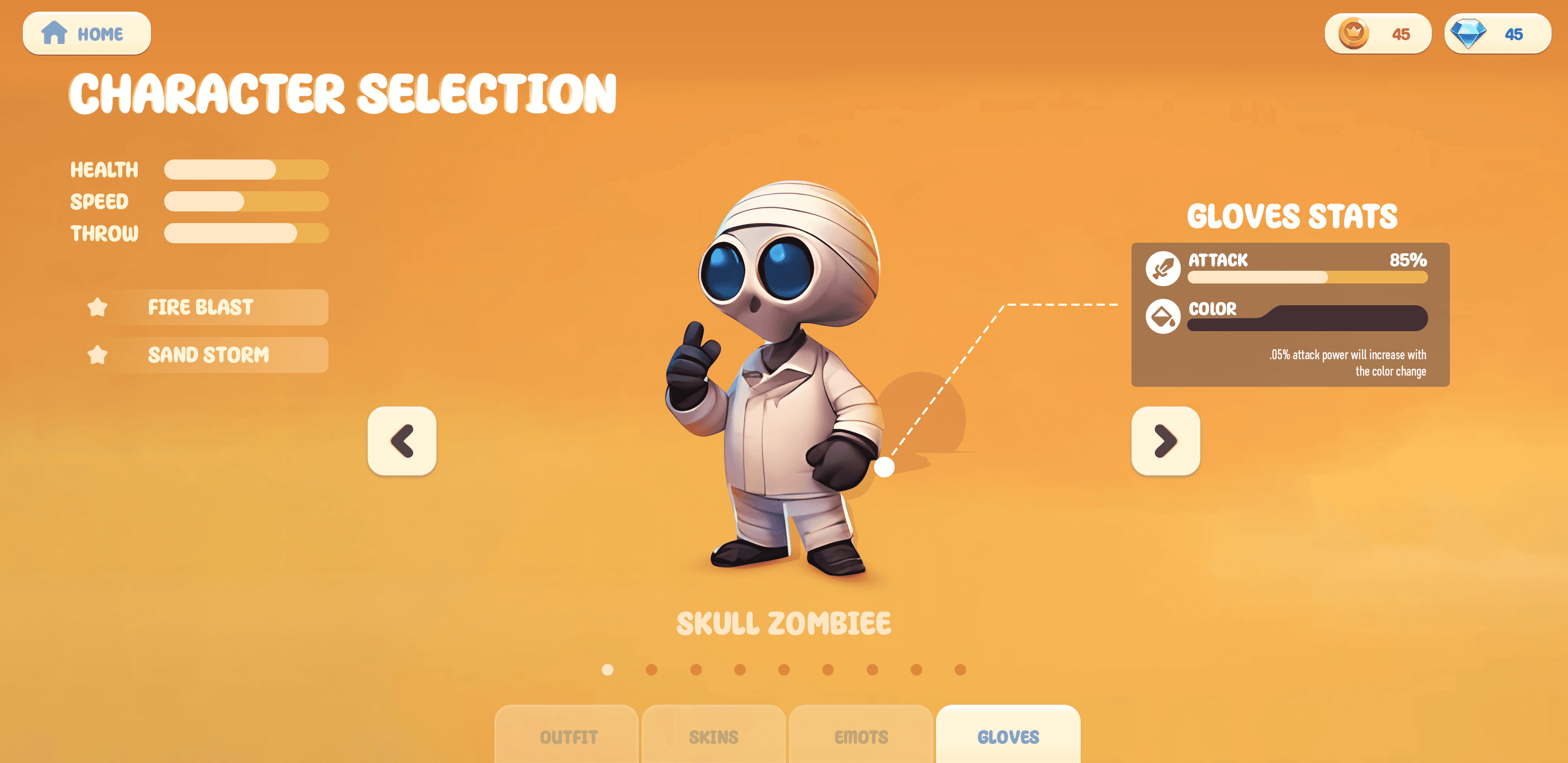 Character Selection
