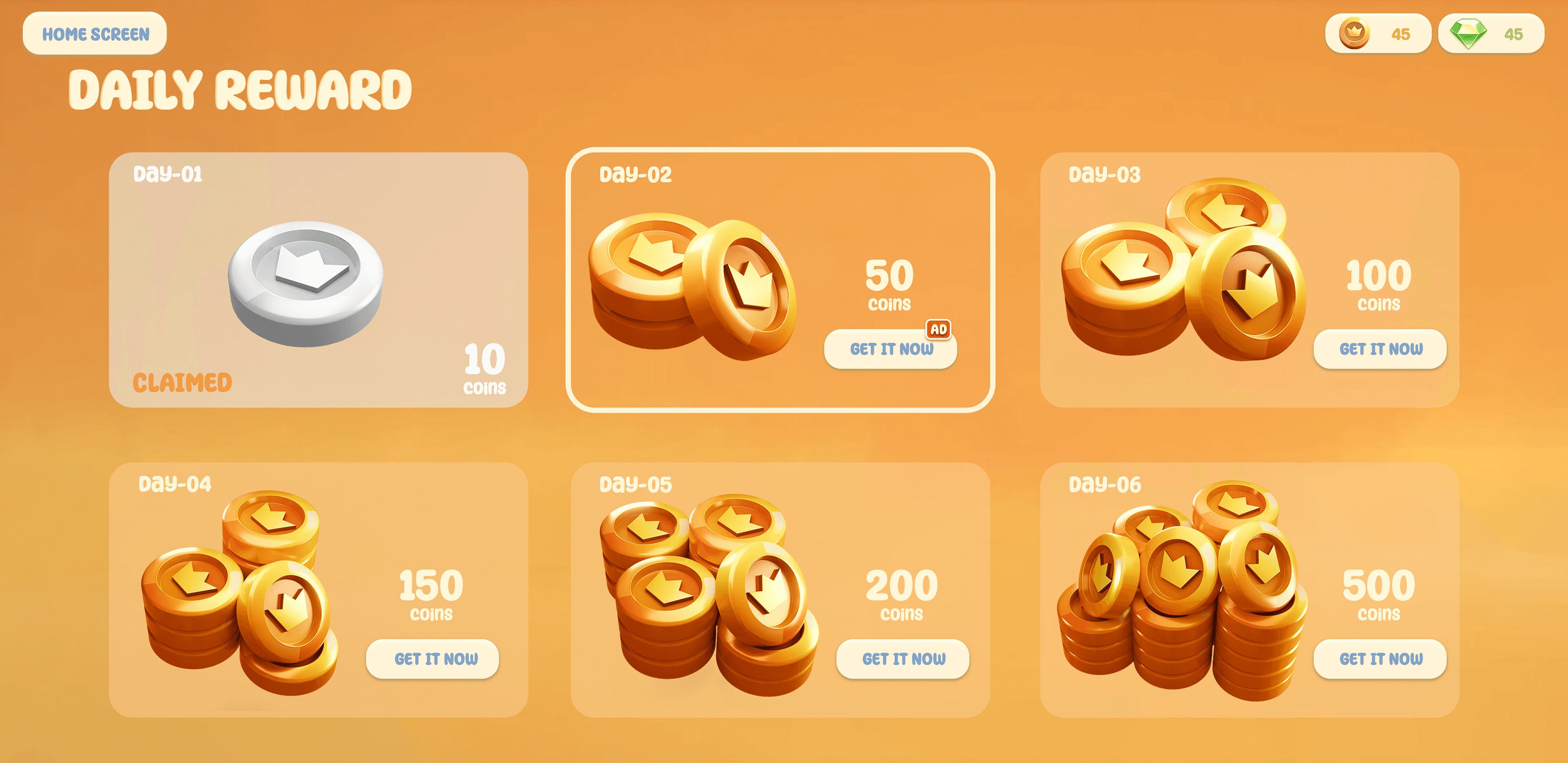 Daily Rewards